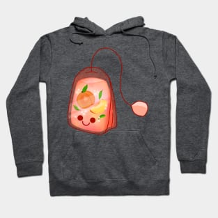 Cute Peach Tea Bag Hoodie